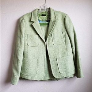 2 piece vintage J. Crew Wool skirt suit, size 14